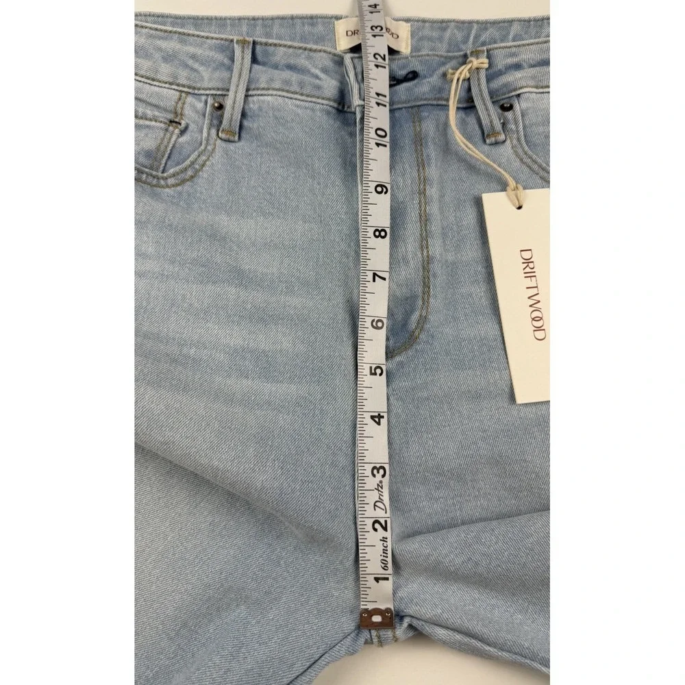 NWT Driftwood Charlee Daisy Embroidered Cropped Jeans Women's 14 Floral Boho